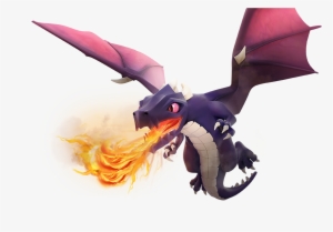 Dragon White Background High-quality Image - Dragon In Clash Of Clans #3945774