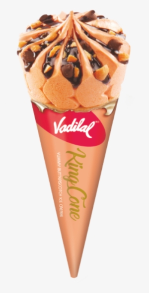 Yummy Butterscotch - Vadilal Ice Cream Cone #3945994