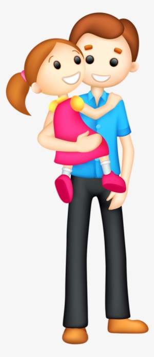 Father's Day - Papa E Hija Dibujo A Color #3946123