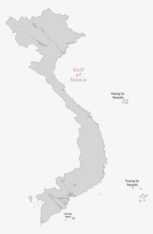 Vietnam - Vietnam Map Outline Png #3947539