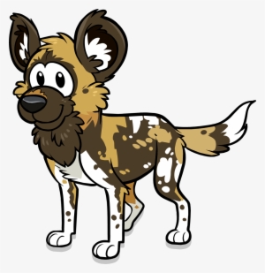 Cp African Painted Dog - Club Penguins Animals #3948551