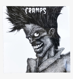 The Cramps Bad Music For Bad People Sticker - Cramps Bad Music For Bad People Vinyl Record #3948940