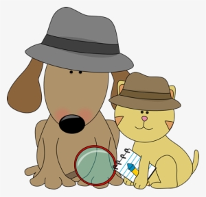 Detective Dog And Cat - Cat And Dog Detectives #3949231