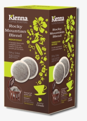 Kienna Pods Rocky Mountain Blend - Kienna Coffee Roasters Kona Style Coffee Pods #3949397