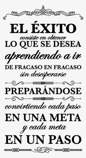 Vinilos Decorativos Citas Y Frases El Éxito - Frases Emotivas De Exito #3949563