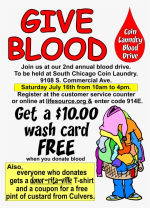 Blood Drive Ad 91st Fb - Housework #3950227