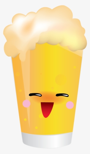 Glasses Clipart Kawaii - Kawaii Beer Png #3950688