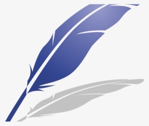 Quill Clipart Blue Feather - Icon Png Feather Icon #3950719