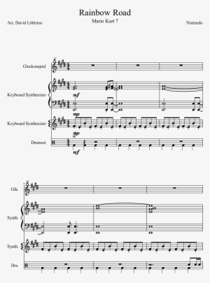 Rainbow Road Sheet Music Composed By Nintendo 1 Of - You Ll Be In My Heart Duet #3950809