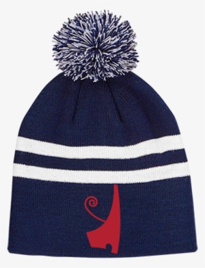 Red Deshret Striped Pom Beanie - Maserati Tt122 Team 365 Striped Pom Beanie #3950955