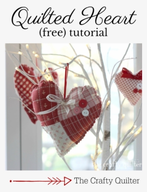 Quilted Heart Title 2 - Nail Art #3950959