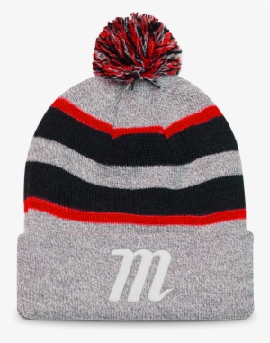 Marucci Knit Beanie Hat With Pom Pom Top - Hat With Pom Pom On Top #3951047