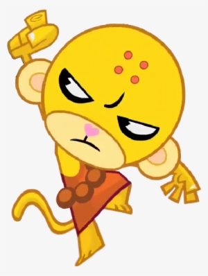 Buddhist Monkey - Buddhist Monkey Happy Tree Friends #3951919