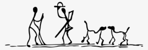 Dog,stick,stick Figure,stick People,walk,walking,free - Clip Art #3952674