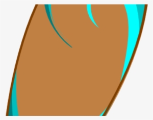 Surfboard Clipart Shark Bite - Cartoon #3952702