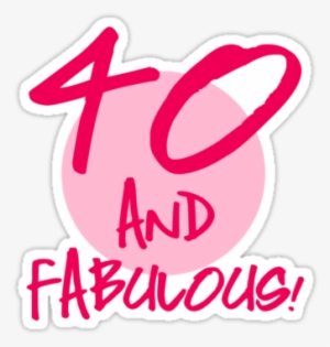 40th Birthday 75x7fb Clipart - 40 And Fabulous Greeting Card #3952761