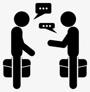 Png File - Two People Talking Icon Png #3952813