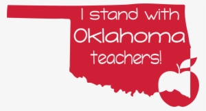 I Stand With Oklahoma Teachers Svg Png Dxf Digital - Graphic Design #3953799