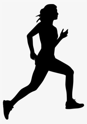 Download Png - Silhouette Of Someone Running #3954022