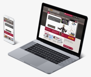 Mockup Of A Macbook Pro With Touch Bar And Iphone 7 - Laptop #3954058