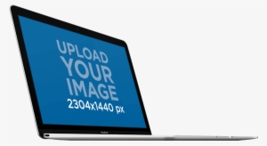 Angled Macbook Png Over Clear Background - Macbook #3954216