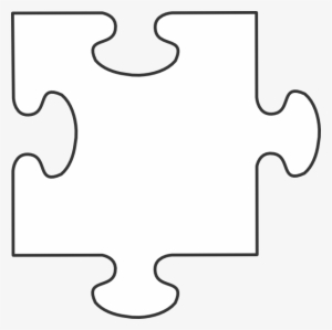 Individual Puzzle Pieces Clipart 2 By James - Large Puzzle Piece Outline #3954351