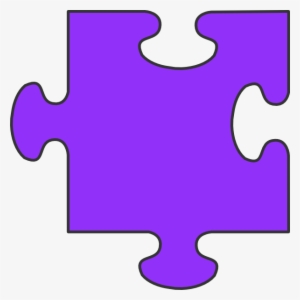Green Border Puzzle Piece Clip Art At Clker - Single Puzzle Pieces Clipart #3954852