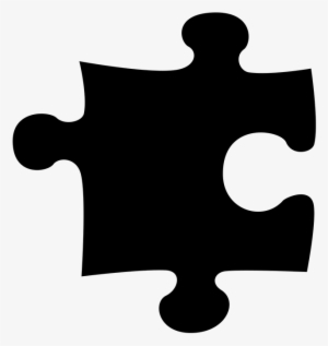 Puzzle Clipart Drawing - Jigsaw Piece Pic Black And White #3954985