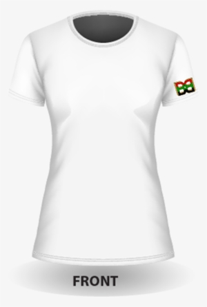 Simple Ladies White Tee Front - Active Shirt #3956033