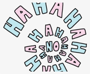 Drawn Wave Tumblr Overlay - Ha Ha Ha Transparent #3956424