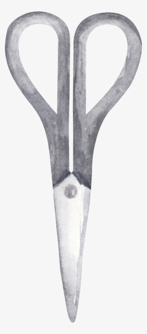 Black And White Scissors Cartoon Transparent - Portable Network Graphics #3957103