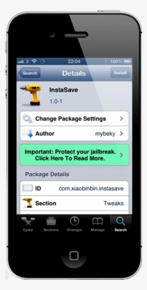 Instasave - Save Button Iphone App #3957238