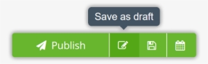 This Feature Allows Cloud Comm Authors To Start A New - Save As Draft Icon #3957737