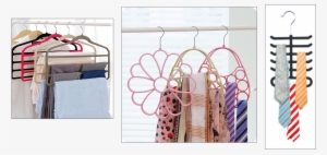Tie Rack / Hanger Flocked Non Slip Coating - Also Belt, #3957940
