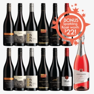 Pinot Noir Plus A Sparkling Star Dozen - Angullong Sparkling Rosé 2016 #3957962