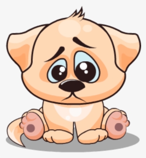 Sad Puppy Cartoon - 難過 動物 卡通 #3958556