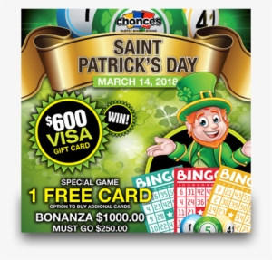 Patty's Day Bingo - Chances Kelowna #3959218