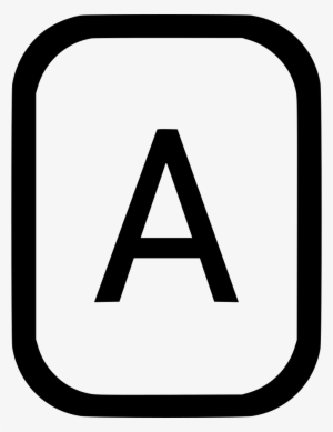 Letter A Latin Alphabet Comments - Icon #3960027
