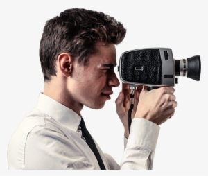 Web Video - Man With Video Camera Png #3960255