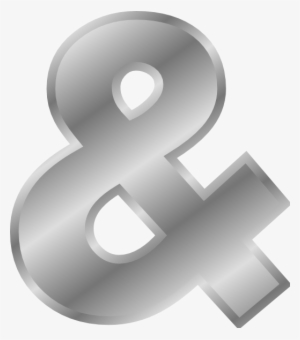 Free Vector Ampersand Effect Letters Alphabet Silver - Ampersand Symbol #3960365