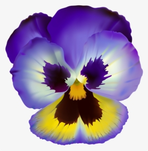 Violet Flower Clipart #3960623