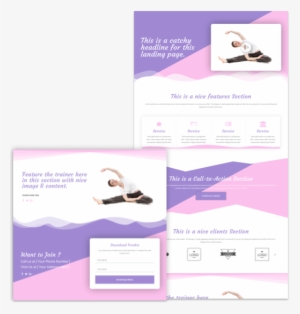 Free Yoga Landing Page Template #3960936