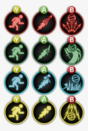 Ability Icons For All Four Characters - Fortune Cookie Different Shapes #3961045