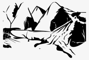 Mountains Clipart - Transparent Background Mountains Clipart #3961312