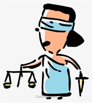 Scales Of Justice Royalty Free Vector Clip Art Illustration - Illustration #3961741