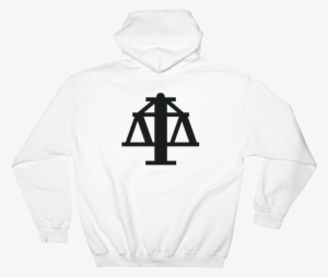 Justice Scales Hoodie Back Print - Death #3961837