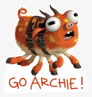 Mascot Stickers - Monsters University Fear Tech Mascot #3962423