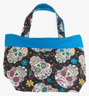 Sugar Skull Sock Pop Up Project Bag - Zipper Bag Pouch Clutch Bag Day #3962683