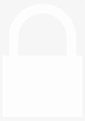 Small - Lock Logo White Png #3963314