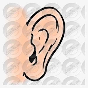 Ear Clip Art - Ear Outline #3963384